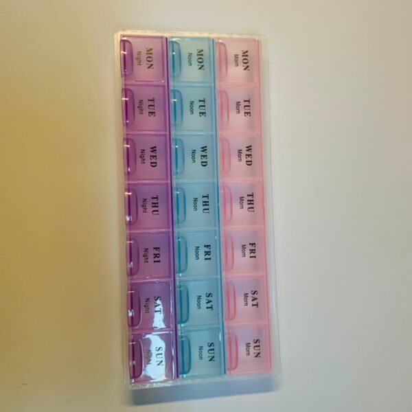 weekly pill organizer