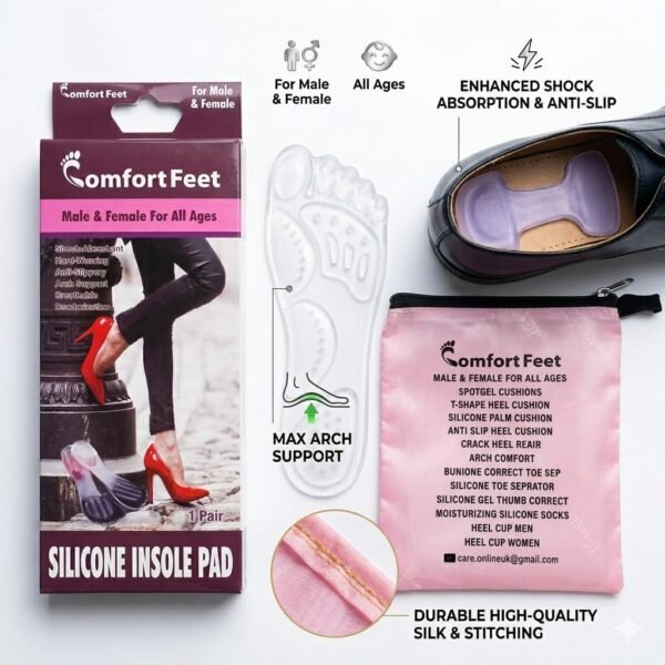SILICON INSOLE PAD COMFORT FEET